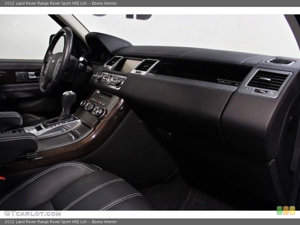 Ebony Interior Dashboard for the 2012 Land Rover Range Rover Sport HSE LUX #77509565