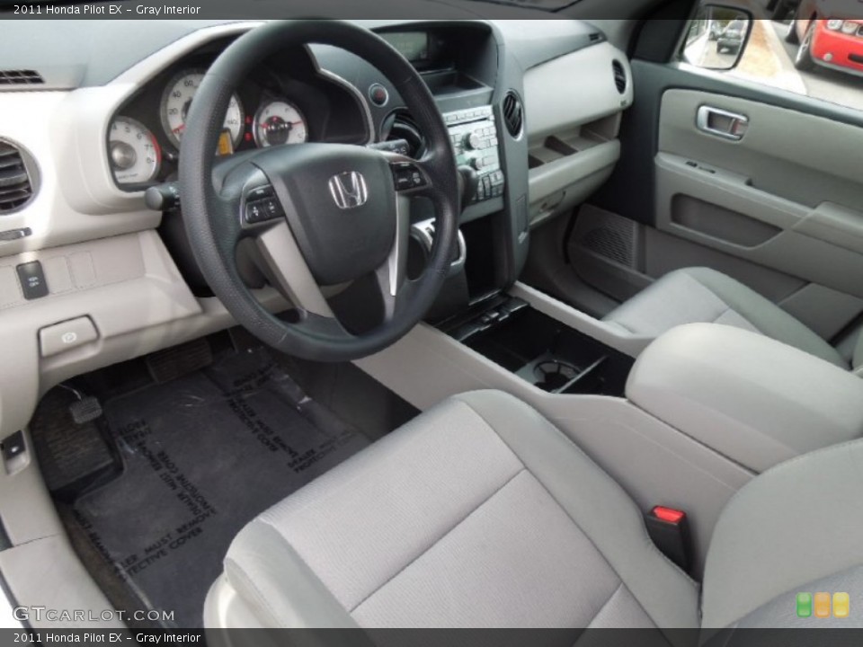 Gray Interior Prime Interior for the 2011 Honda Pilot EX #77509652