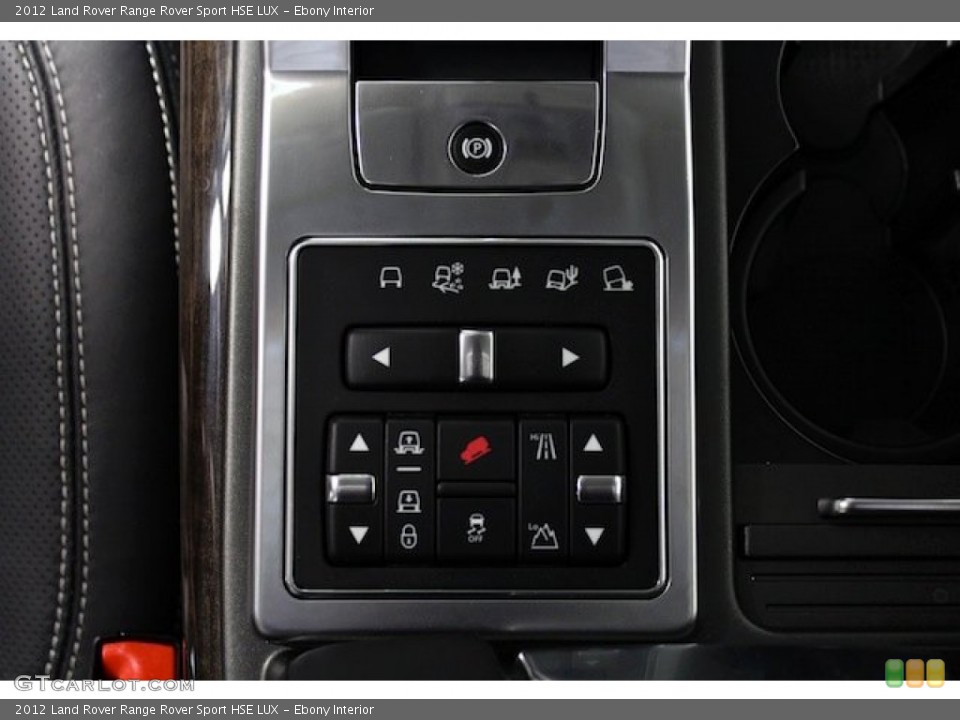 Ebony Interior Controls for the 2012 Land Rover Range Rover Sport HSE LUX #77509763