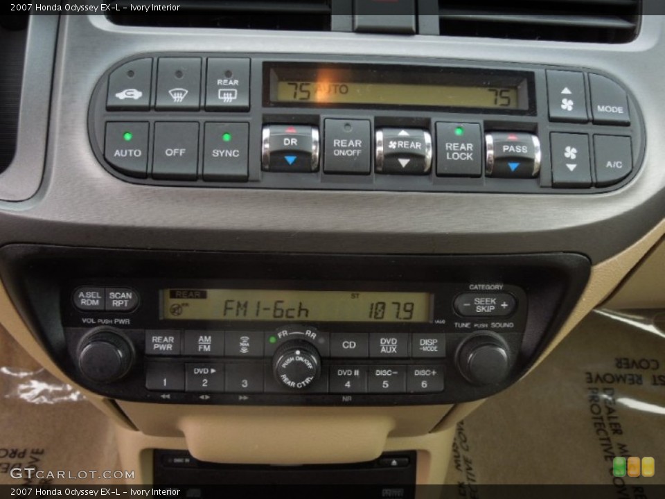 Ivory Interior Controls for the 2007 Honda Odyssey EX-L #77509943