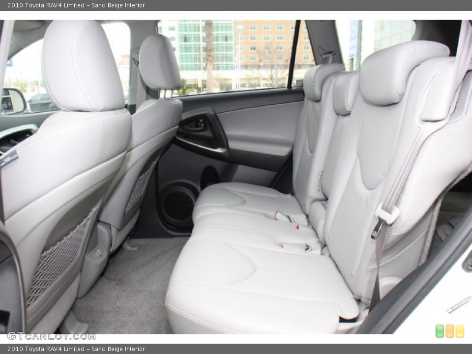 Sand Beige Interior Rear Seat for the 2010 Toyota RAV4 Limited #77509976