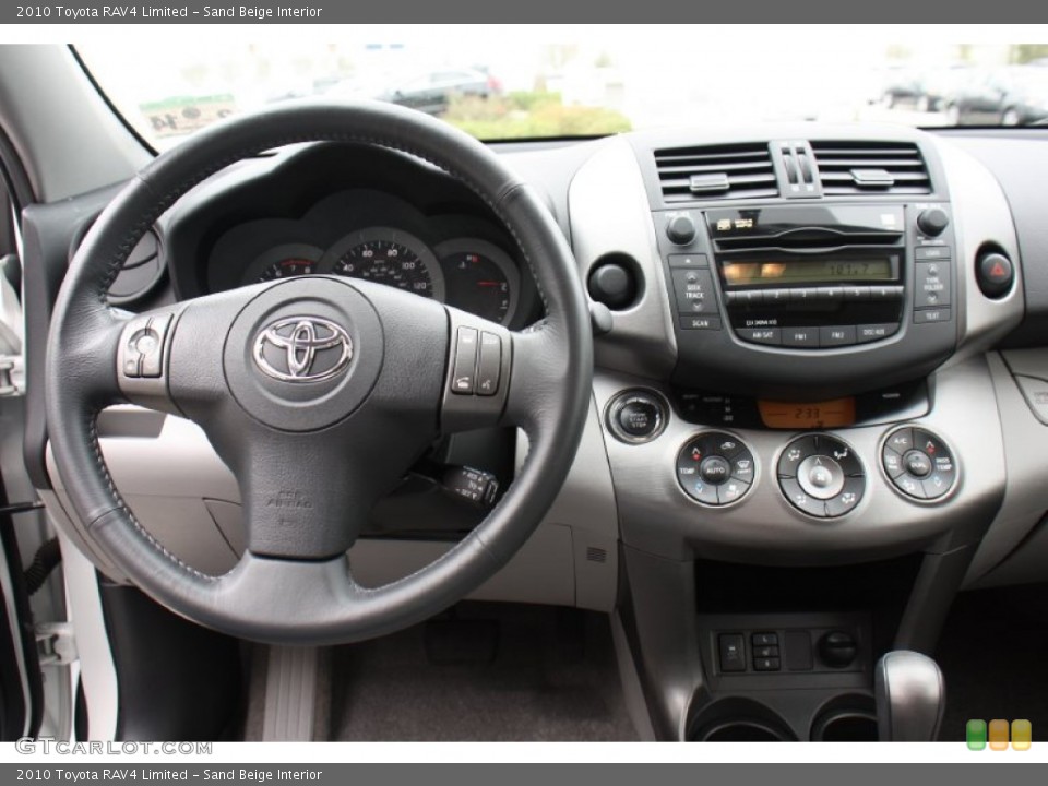 Sand Beige Interior Dashboard for the 2010 Toyota RAV4 Limited #77510168