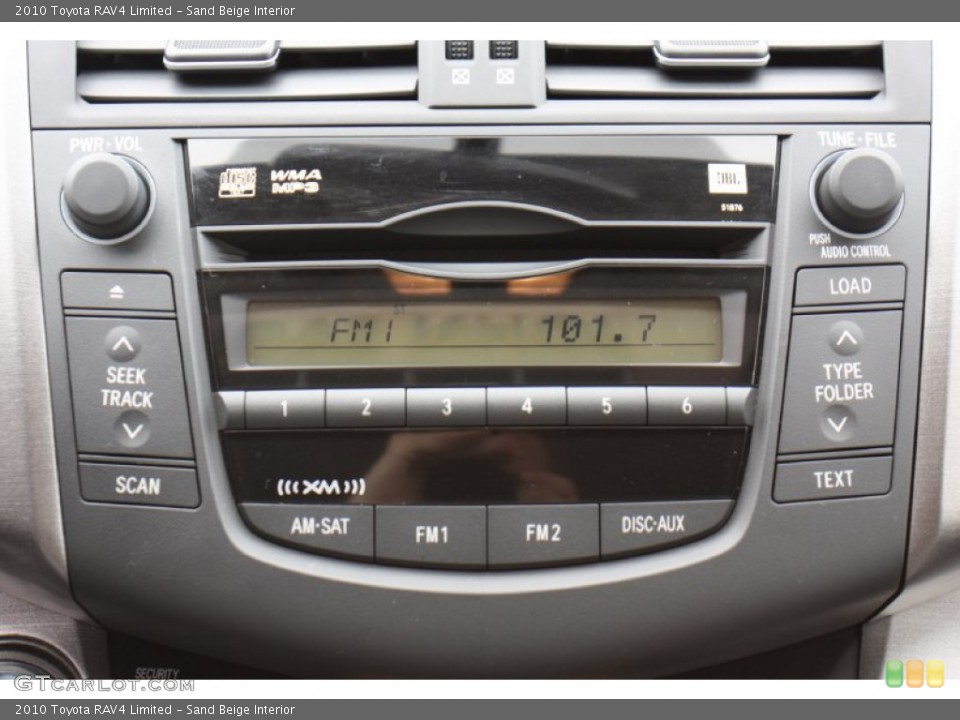 Sand Beige Interior Audio System for the 2010 Toyota RAV4 Limited #77510216