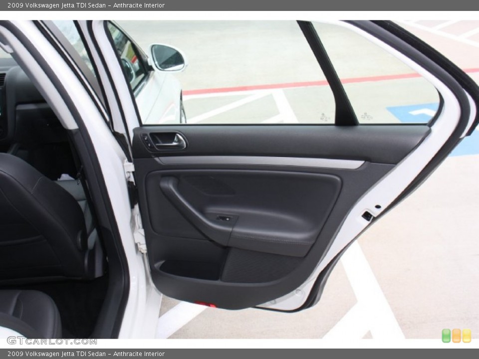 Anthracite Interior Door Panel for the 2009 Volkswagen Jetta TDI Sedan #77510736