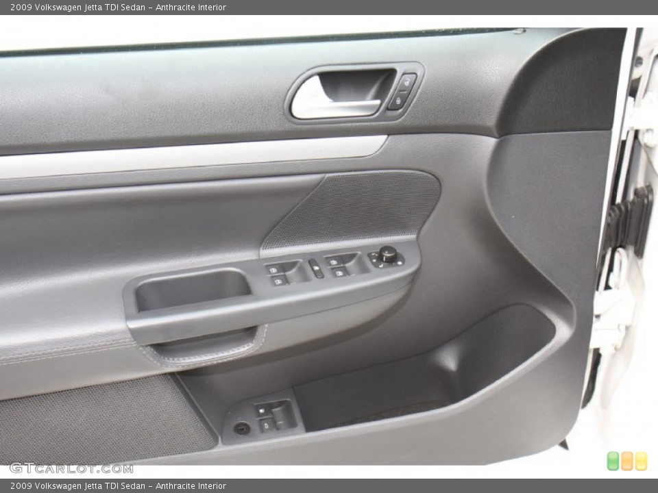 Anthracite Interior Controls for the 2009 Volkswagen Jetta TDI Sedan #77510858