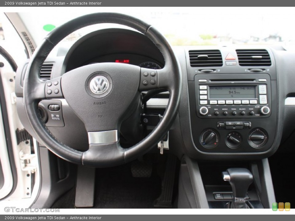 Anthracite Interior Dashboard for the 2009 Volkswagen Jetta TDI Sedan #77510892
