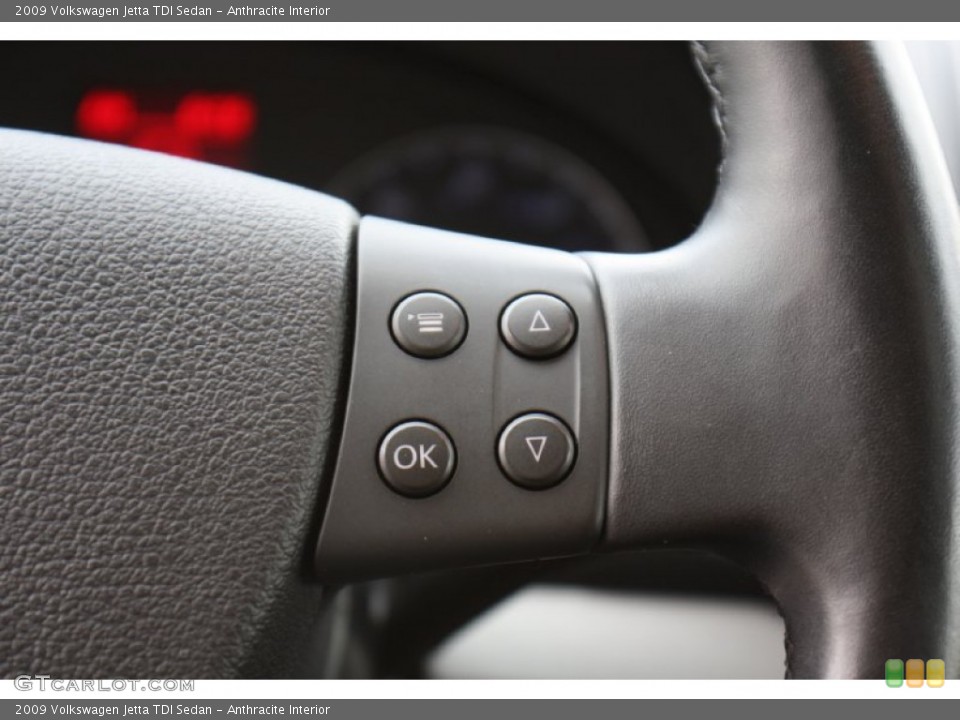 Anthracite Interior Controls for the 2009 Volkswagen Jetta TDI Sedan #77510972