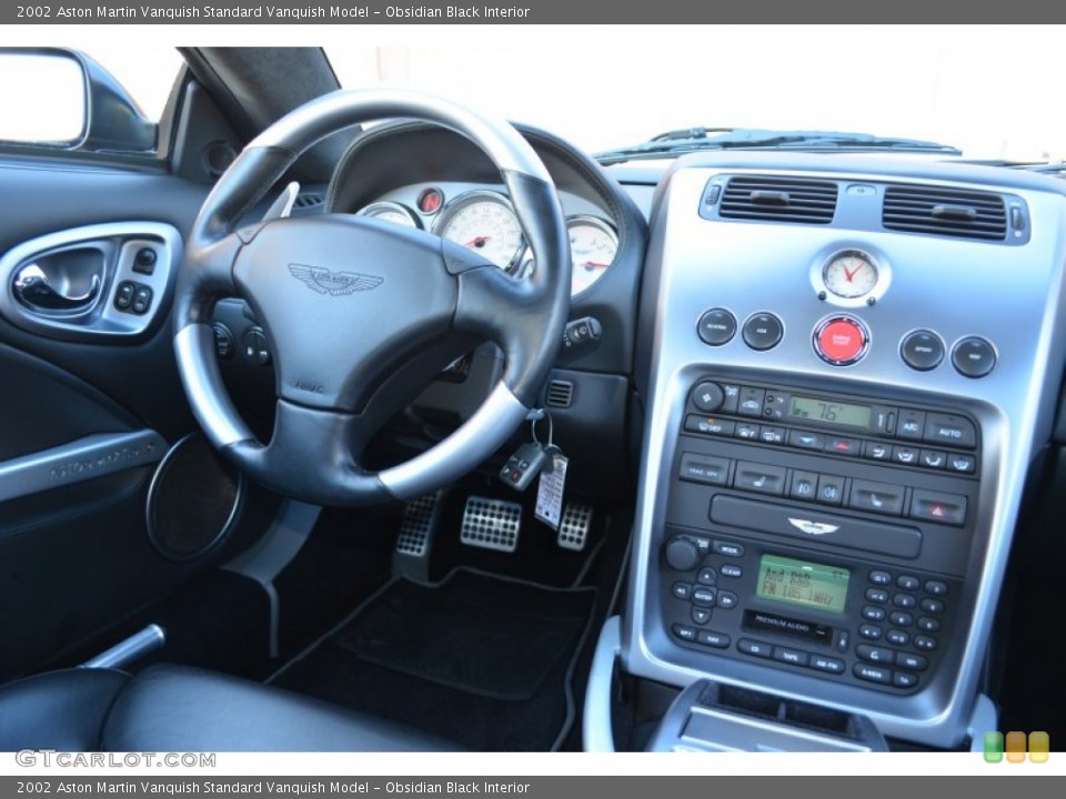 Obsidian Black Interior Controls for the 2002 Aston Martin Vanquish  #77511144