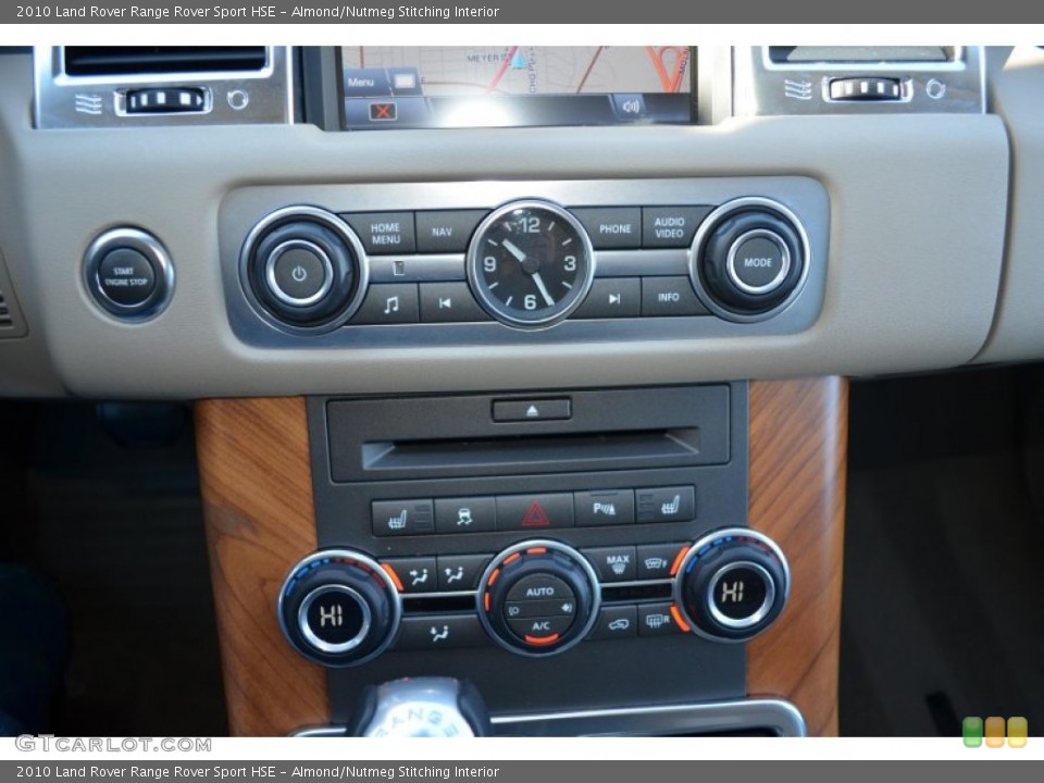 Almond/Nutmeg Stitching Interior Controls for the 2010 Land Rover Range Rover Sport HSE #77511788