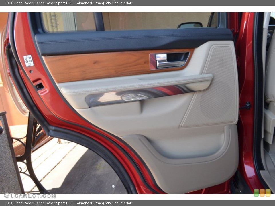 Almond/Nutmeg Stitching Interior Door Panel for the 2010 Land Rover Range Rover Sport HSE #77511924
