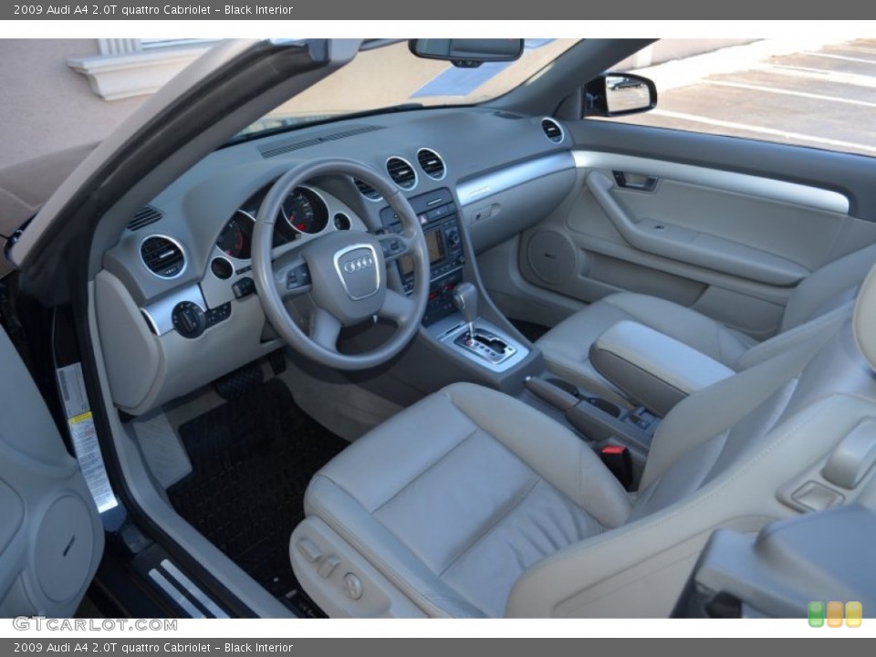 Black 2009 Audi A4 Interiors
