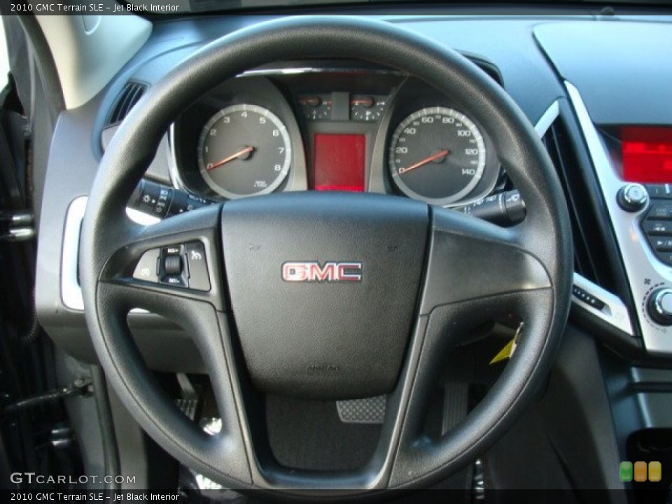 Jet Black Interior Steering Wheel for the 2010 GMC Terrain SLE #77513322