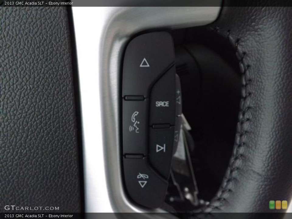 Ebony Interior Controls for the 2013 GMC Acadia SLT #77513600