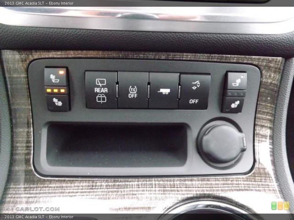 Ebony Interior Controls for the 2013 GMC Acadia SLT #77513690
