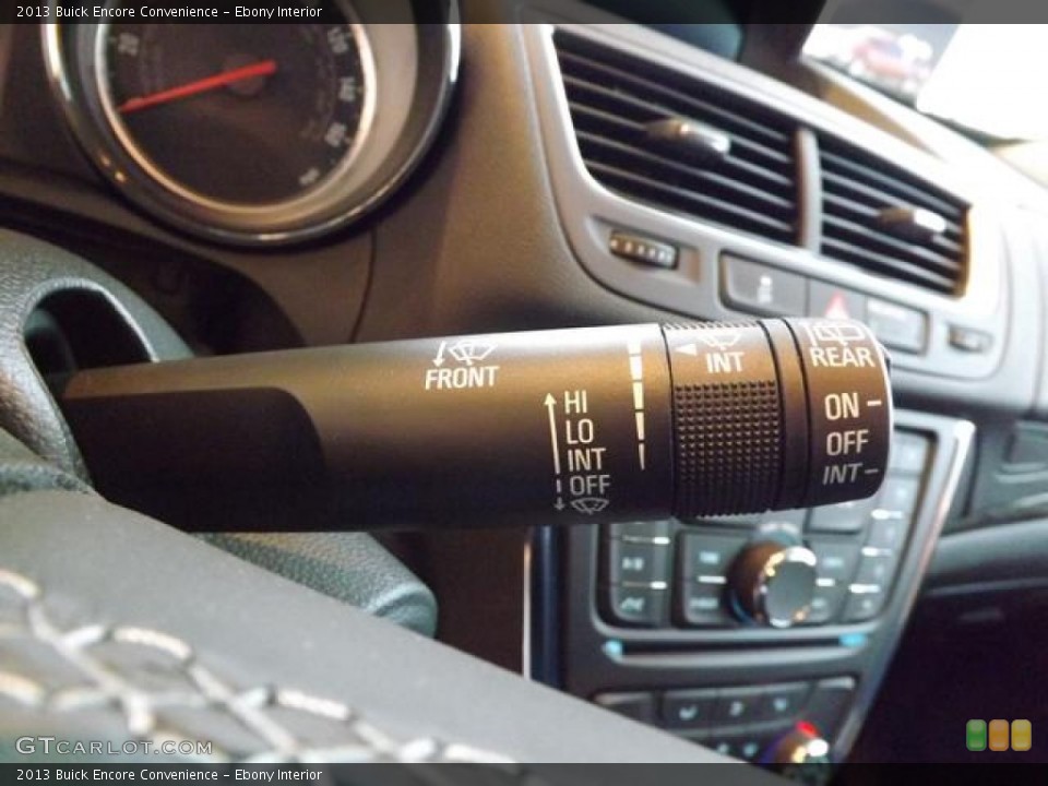 Ebony Interior Controls for the 2013 Buick Encore Convenience #77514416