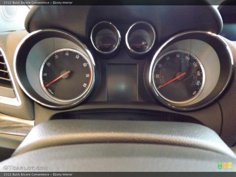 Ebony Interior Gauges for the 2013 Buick Encore Convenience #77514454