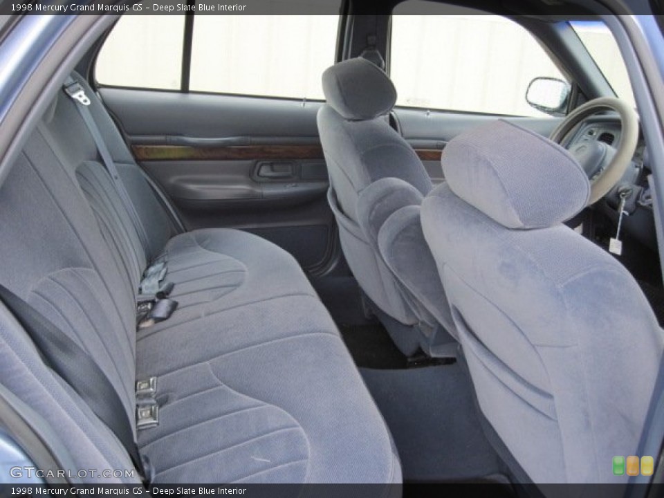 Deep Slate Blue Interior Rear Seat for the 1998 Mercury Grand Marquis GS #77514509