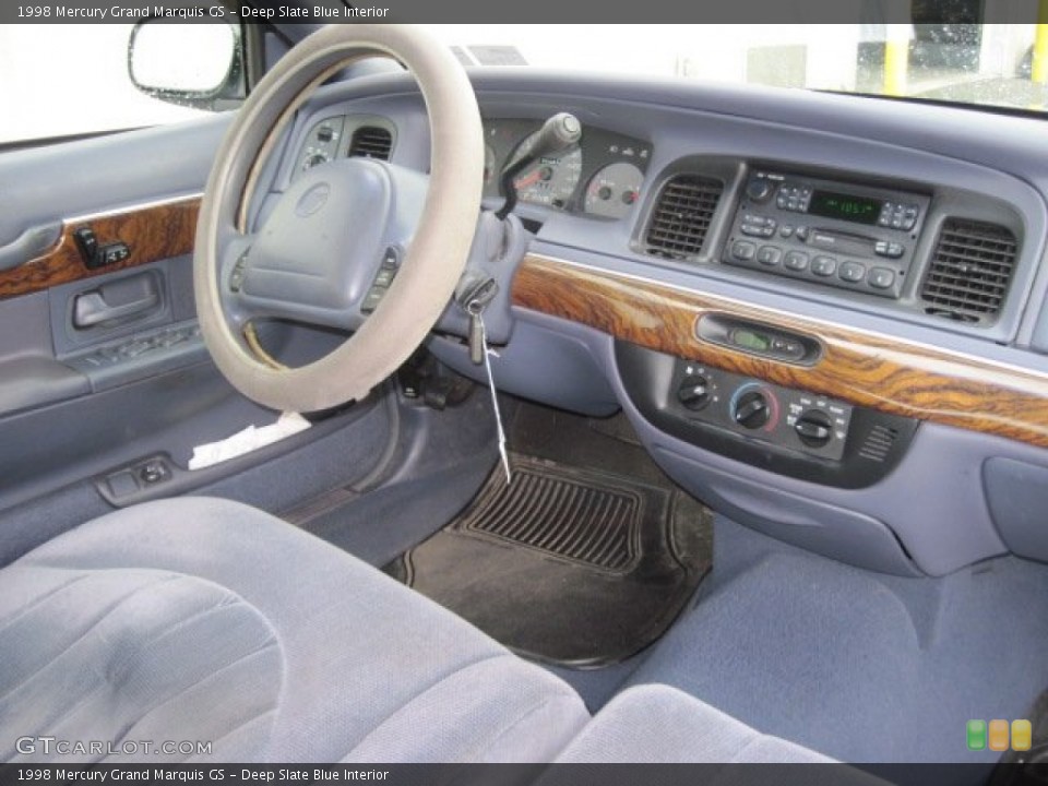 Deep Slate Blue Interior Dashboard for the 1998 Mercury Grand Marquis GS #77514522
