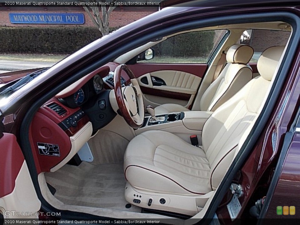 Sabbia/Bordeaux Interior Photo for the 2010 Maserati Quattroporte  #77514844