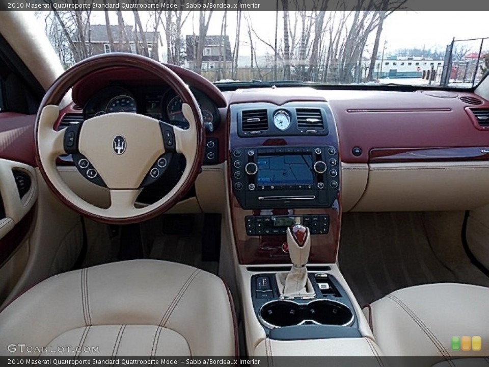 Sabbia/Bordeaux Interior Dashboard for the 2010 Maserati Quattroporte  #77514910