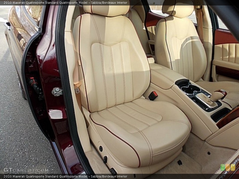 Sabbia/Bordeaux Interior Front Seat for the 2010 Maserati Quattroporte  #77515148