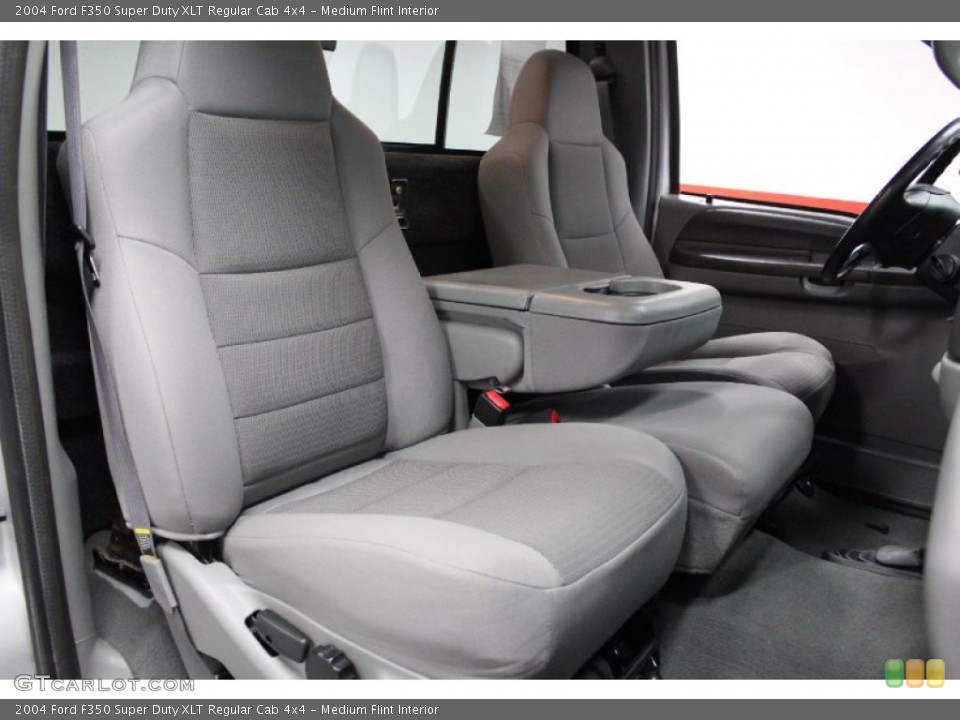 Medium Flint Interior Front Seat for the 2004 Ford F350 Super Duty XLT Regular Cab 4x4 #77515910