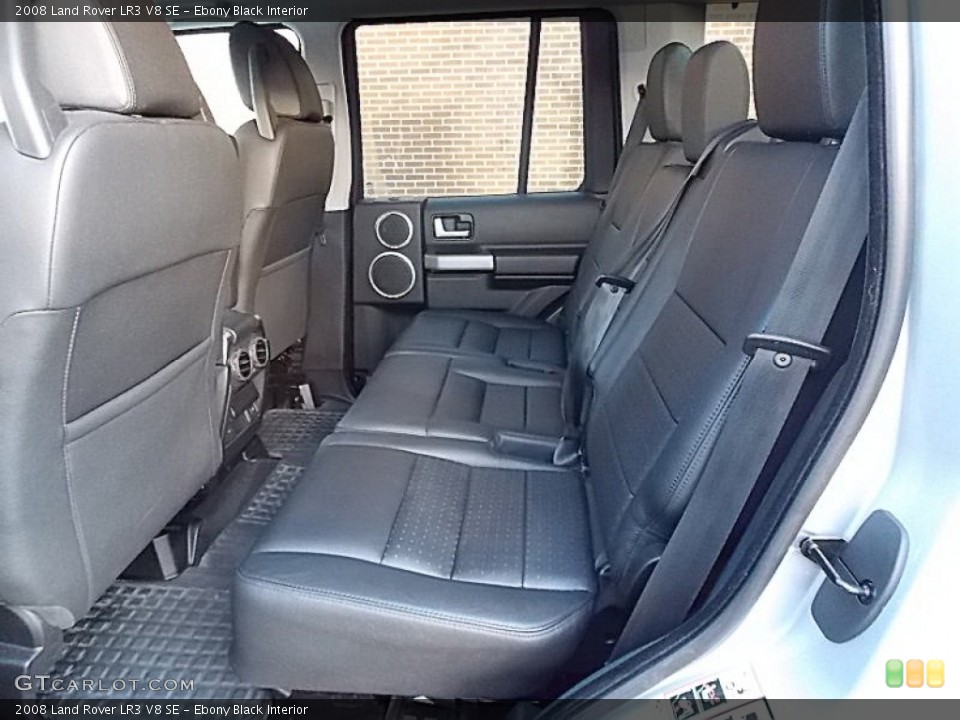 Ebony Black Interior Rear Seat for the 2008 Land Rover LR3 V8 SE #77516222