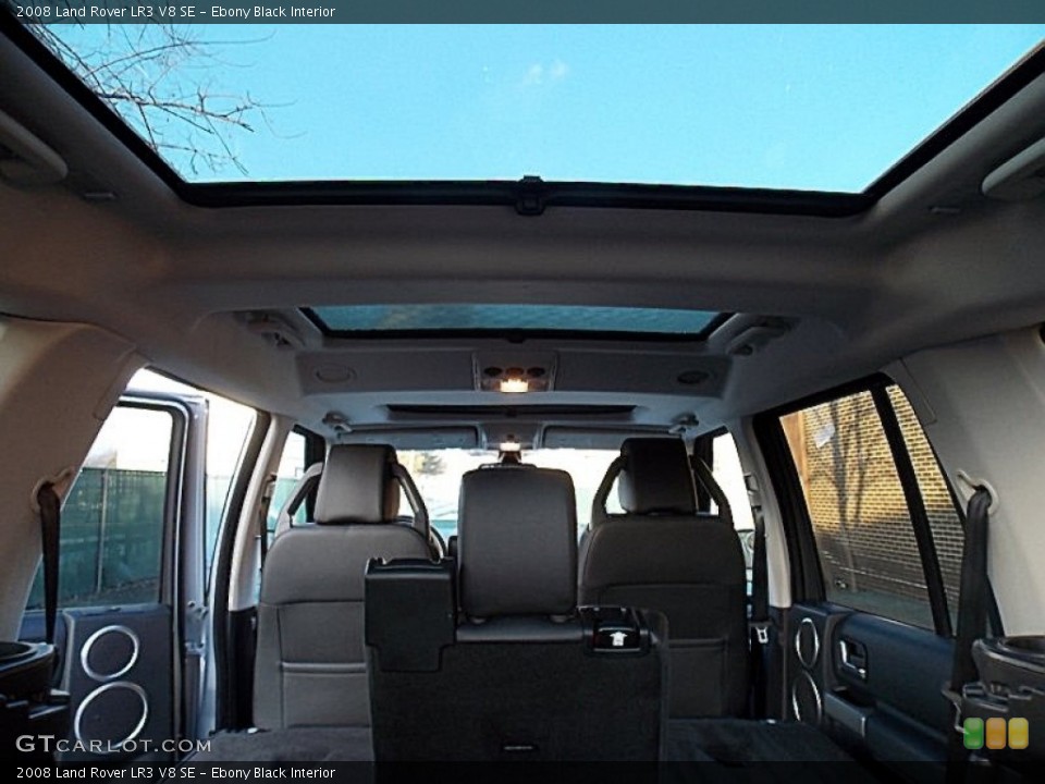 Ebony Black Interior Sunroof for the 2008 Land Rover LR3 V8 SE #77516612