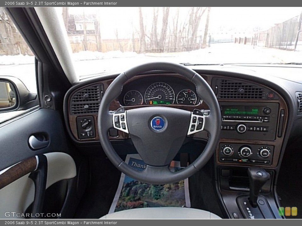 Parchment Interior Dashboard for the 2006 Saab 9-5 2.3T SportCombi Wagon #77517376