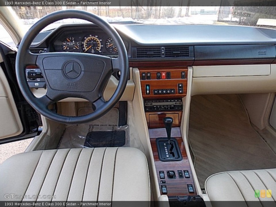 Parchment Interior Dashboard for the 1993 Mercedes-Benz E Class 300 E Sedan #77518190