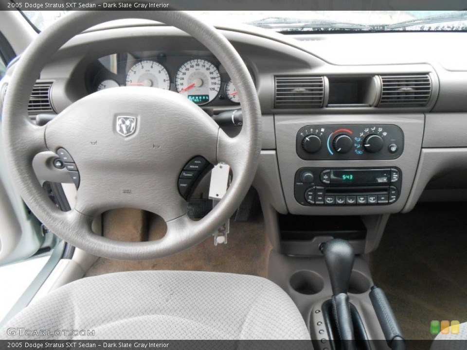 Dark Slate Gray Interior Dashboard for the 2005 Dodge Stratus SXT Sedan #77519624