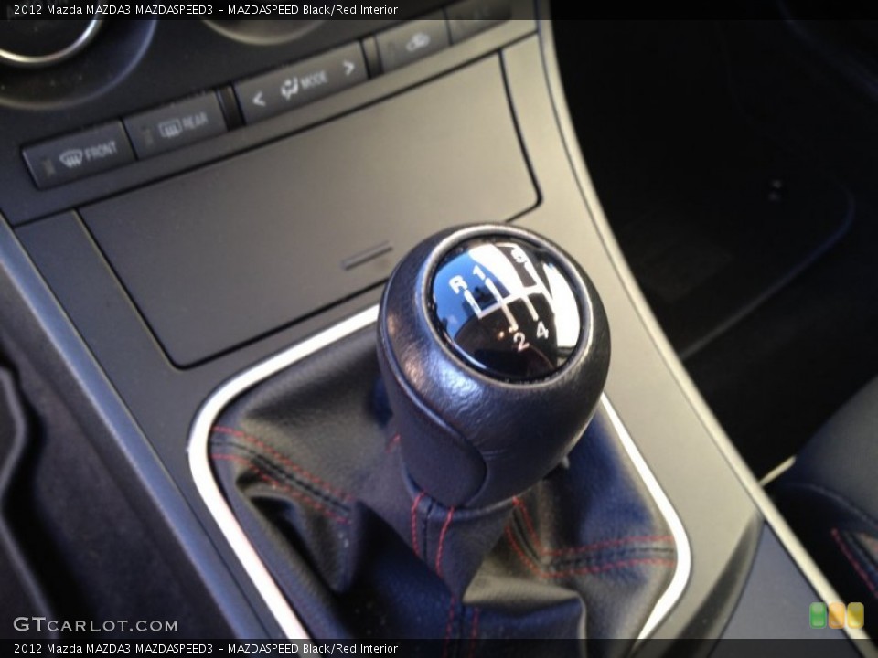 MAZDASPEED Black/Red Interior Transmission for the 2012 Mazda MAZDA3 MAZDASPEED3 #77521307