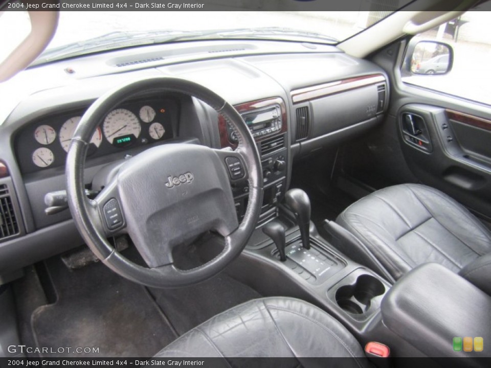 Dark Slate Gray Interior Prime Interior for the 2004 Jeep Grand Cherokee Limited 4x4 #77522009