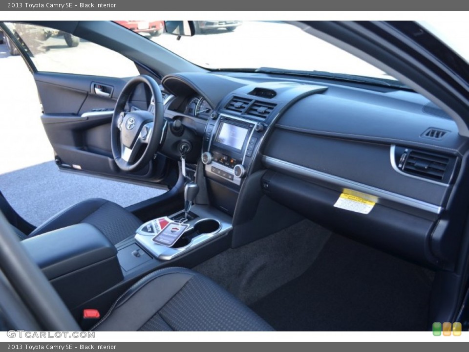 Black Interior Dashboard for the 2013 Toyota Camry SE #77522190