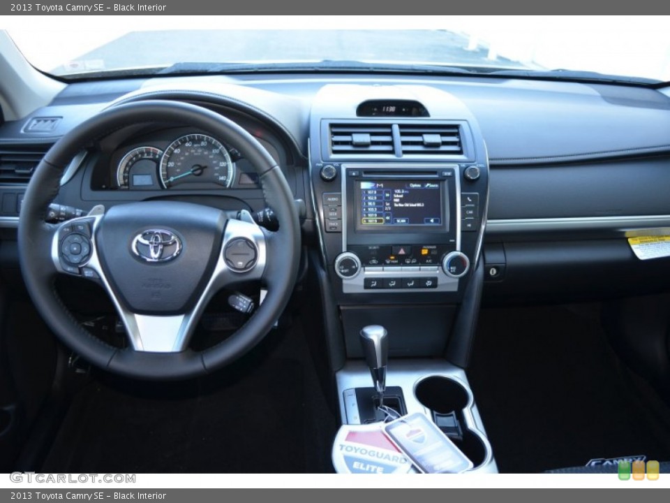 Black Interior Dashboard for the 2013 Toyota Camry SE #77522306