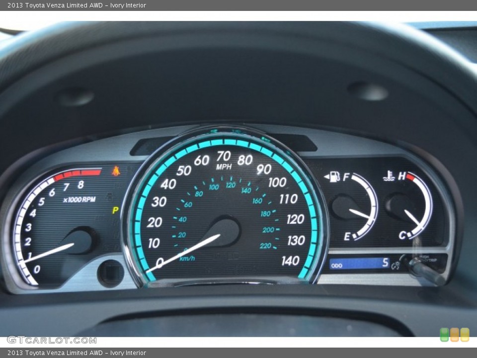 Ivory Interior Gauges for the 2013 Toyota Venza Limited AWD #77523185
