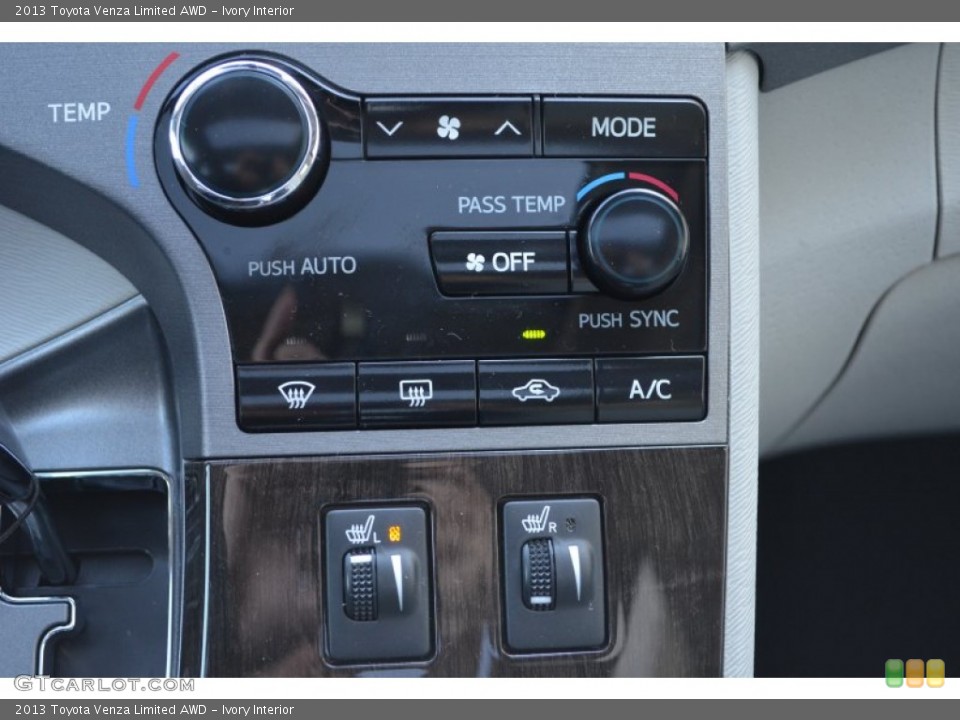 Ivory Interior Controls for the 2013 Toyota Venza Limited AWD #77523330