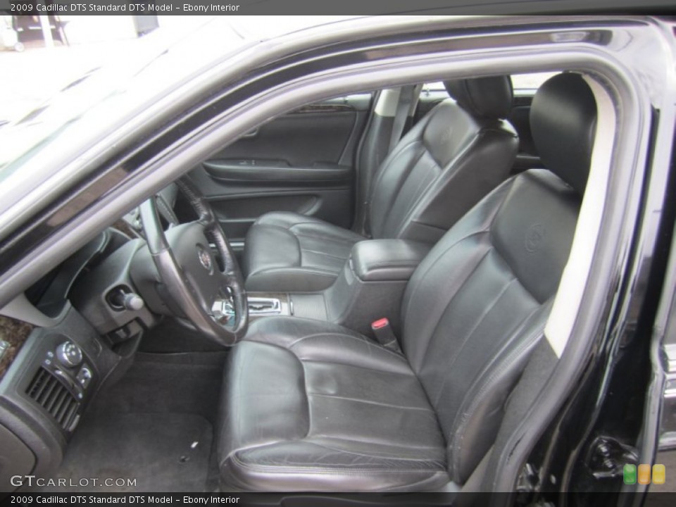Ebony Interior Front Seat for the 2009 Cadillac DTS  #77523371