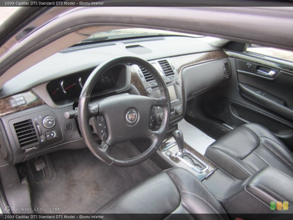 Ebony Interior Prime Interior for the 2009 Cadillac DTS  #77523394