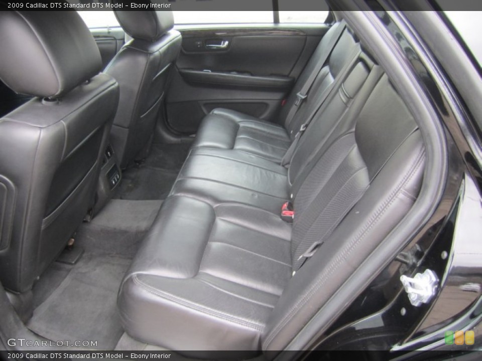Ebony Interior Rear Seat for the 2009 Cadillac DTS  #77523439