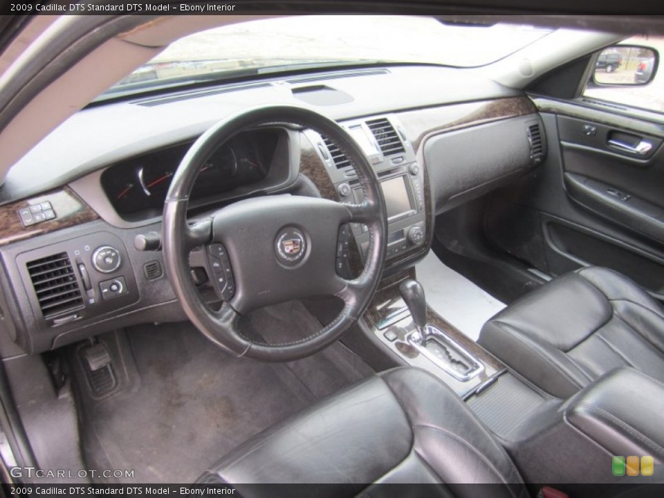 Ebony Interior Prime Interior for the 2009 Cadillac DTS  #77523734