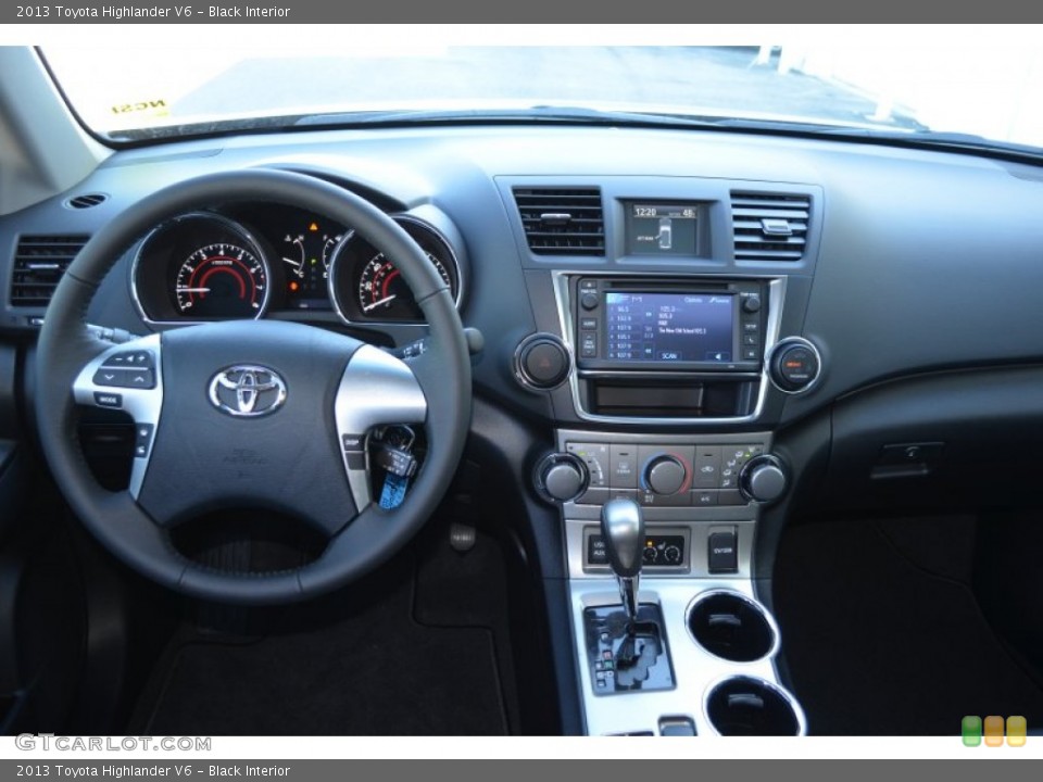 Black Interior Dashboard for the 2013 Toyota Highlander V6 #77524064