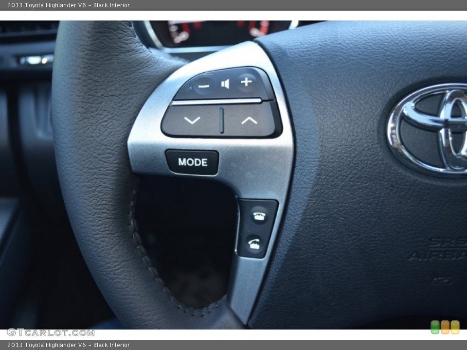 Black Interior Controls for the 2013 Toyota Highlander V6 #77524166