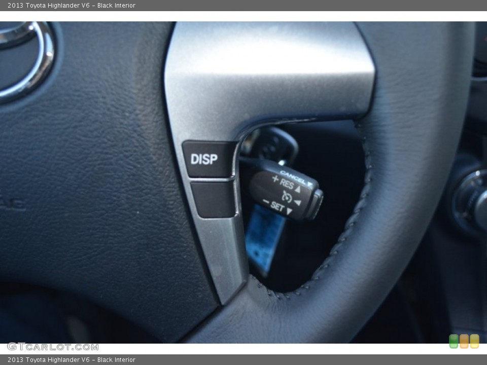 Black Interior Controls for the 2013 Toyota Highlander V6 #77524184