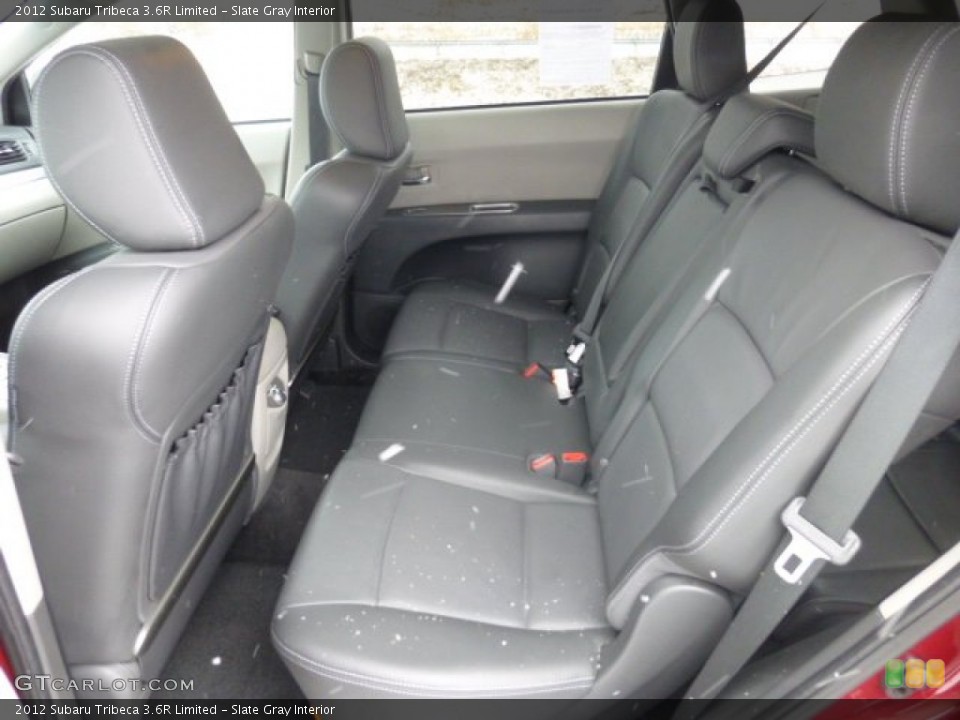 Slate Gray Interior Rear Seat for the 2012 Subaru Tribeca 3.6R Limited #77524991