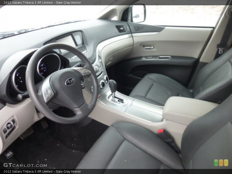 Slate Gray 2012 Subaru Tribeca Interiors