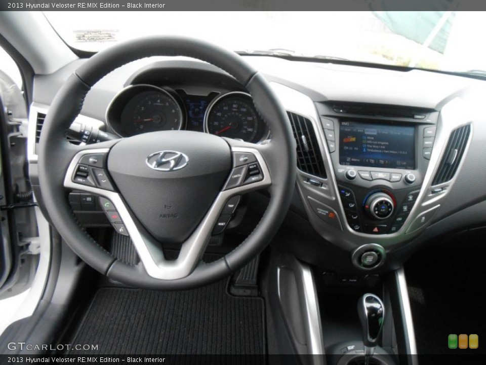 Black Interior Dashboard for the 2013 Hyundai Veloster RE:MIX Edition #77525159