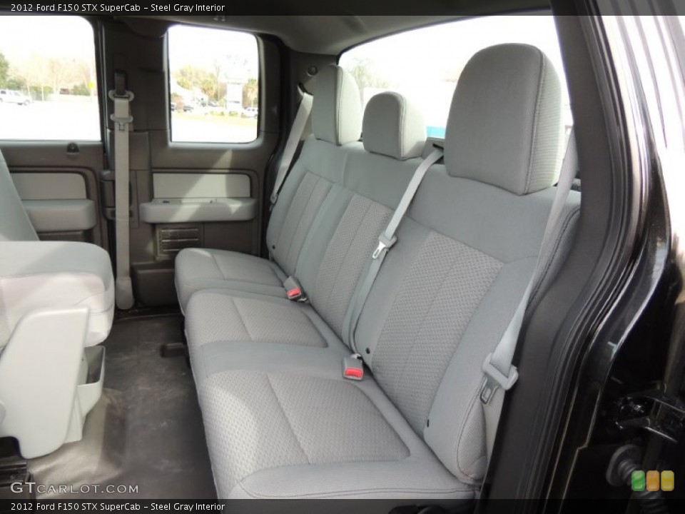 Steel Gray Interior Rear Seat for the 2012 Ford F150 STX SuperCab #77525195