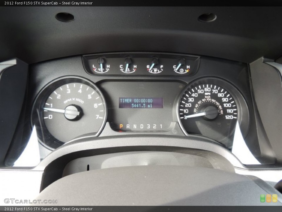 Steel Gray Interior Gauges for the 2012 Ford F150 STX SuperCab #77525310