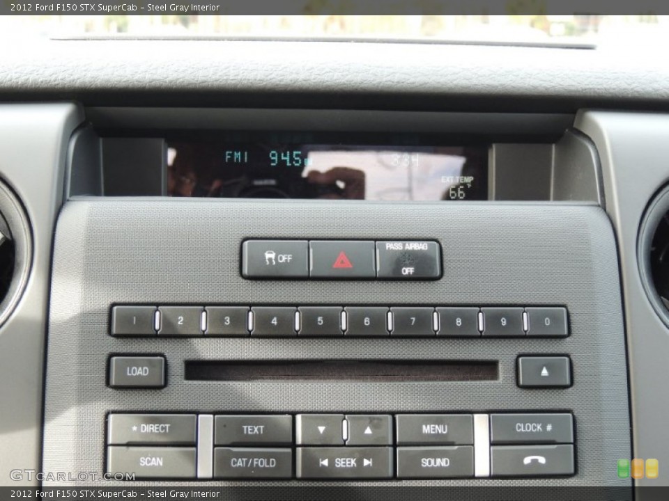 Steel Gray Interior Controls for the 2012 Ford F150 STX SuperCab #77525390